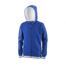 Wilson Kapuzenjacke Hoodie Team II Full Zip royalblau Kinder